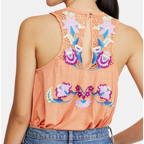 Free People Flower Power Embroidered Tank - Picture 10 of 12